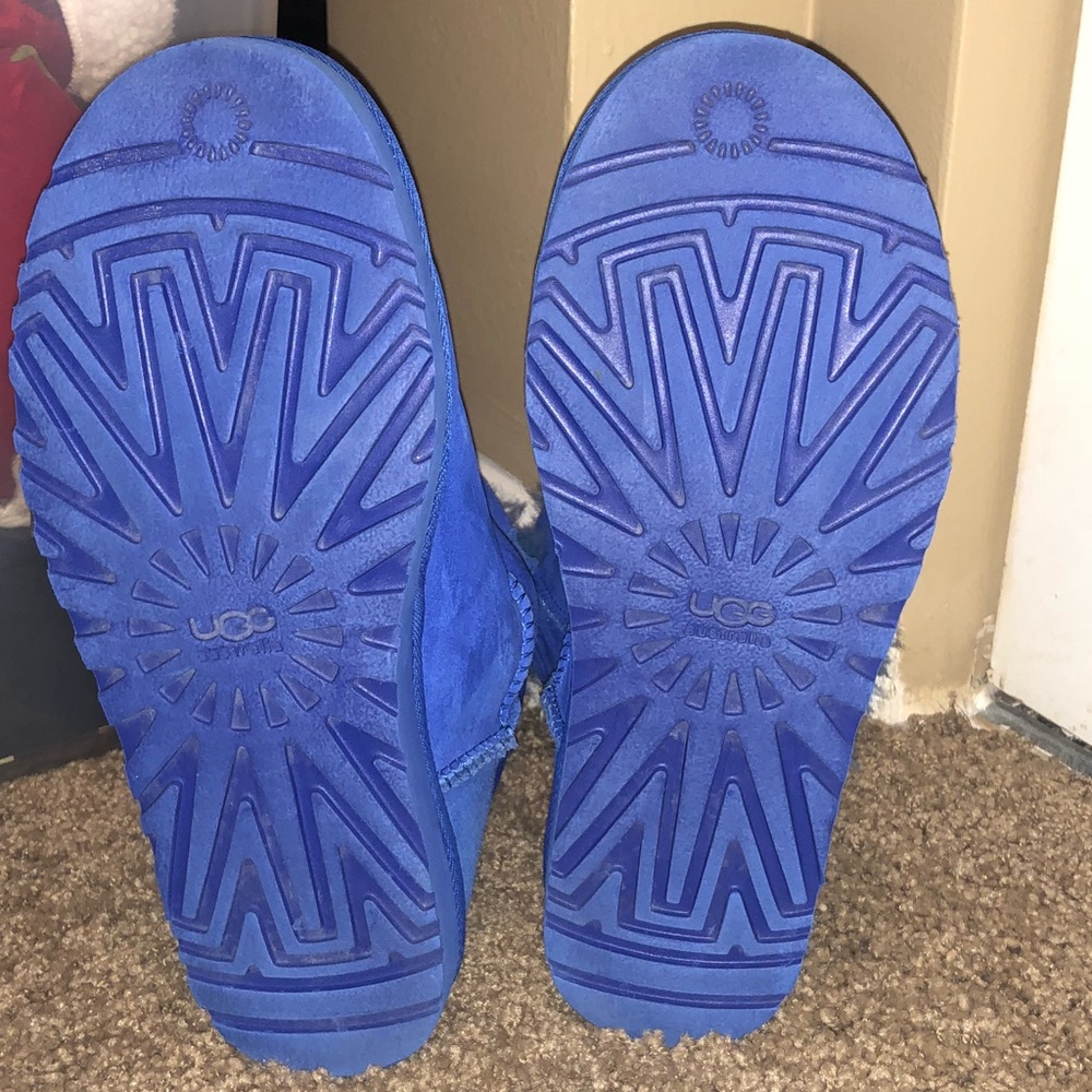UGG Boots Royal Blue Custom Designed WORN ONCE - Picture 5 of 8